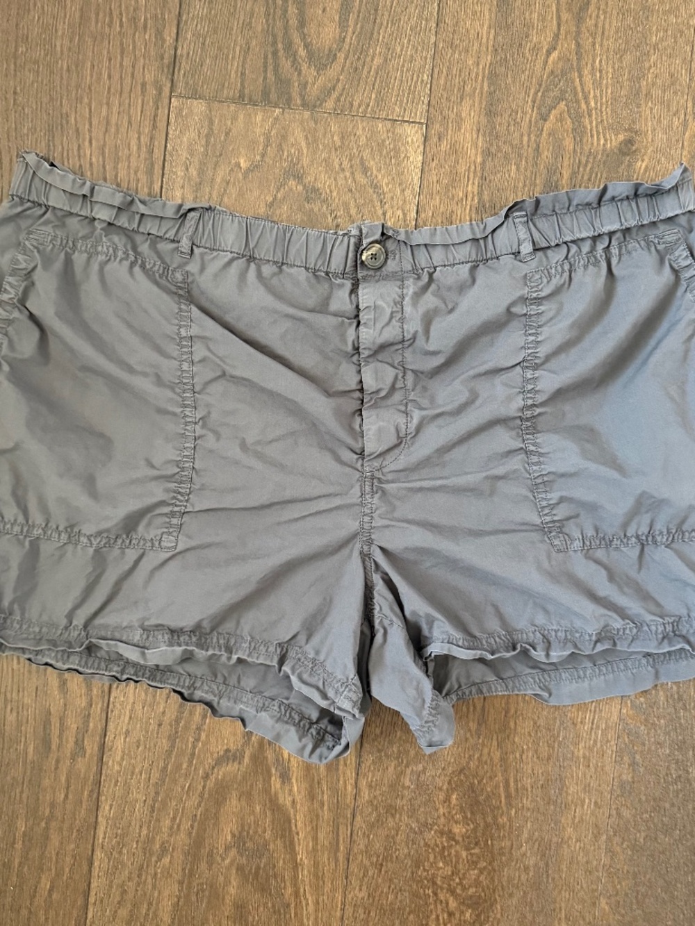 Lou & Grey Gray Lightweight Pull-On Shorts XL